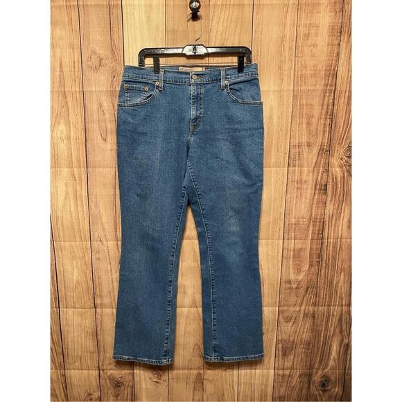 Levis 10M relaxed bootcut 550 blue jeans denim womens Pants - Picture 1 of 7